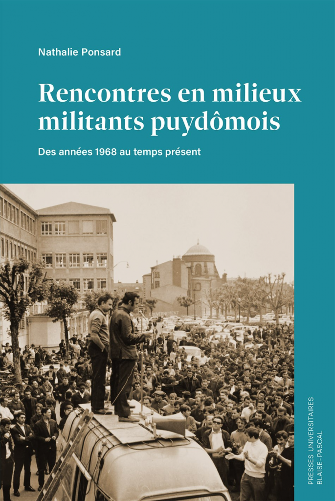 Couverture du livre "rencontres en milieux militants puydômois"